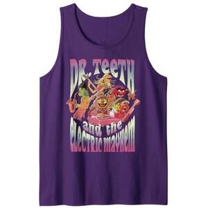 Disney The Muppets Dr. Teeth And The Electric Mayhem Tank Top Size M New w/o Tag